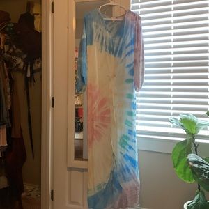 Tie-Dye Surf Gypsy Dress/Beach Cover-Up size Small